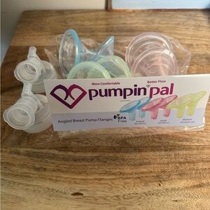PumpinPal Set - New - Angled Breast Pump Flanges - Multi-Color Set